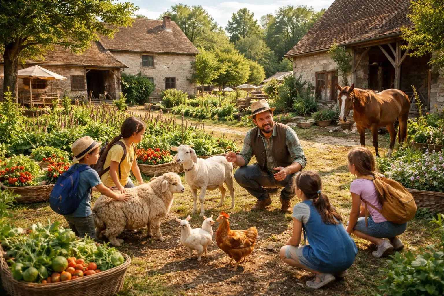 plongez dans l'univers fascinant d'une ferme pédagogique à amboise et découvrez ses merveilles : animations pour petits et grands, animaux, ateliers éducatifs et moments inoubliables en pleine nature.