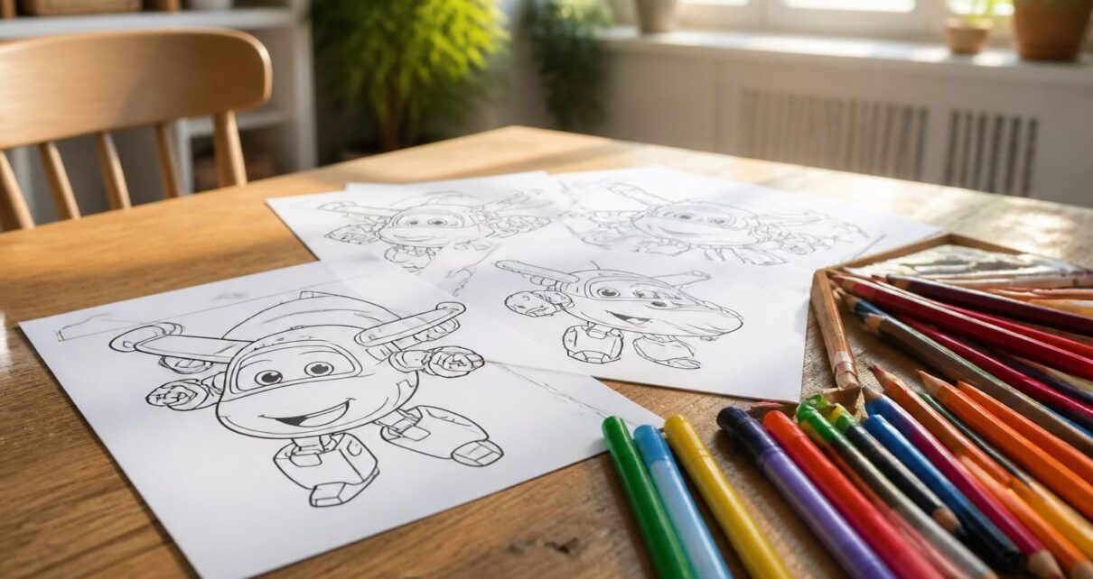 découvrez des idées créatives de coloriage super wings pour enfants. inspirez-vous et amusez-vous avec vos personnages préférés !