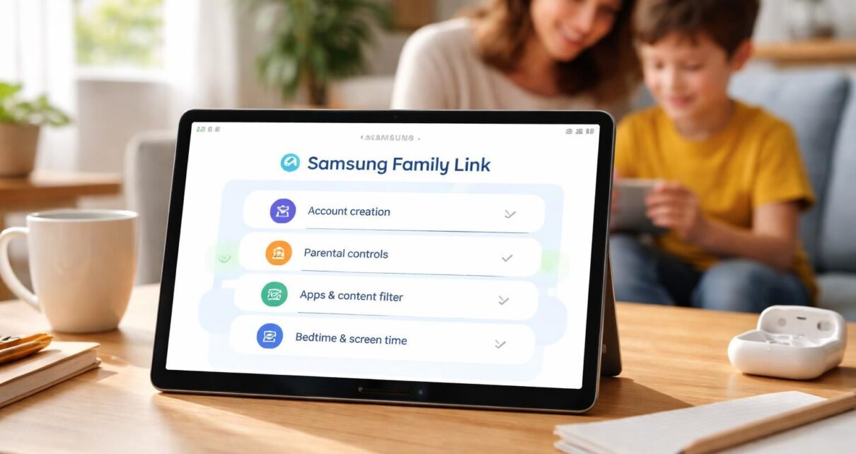 découvrez comment configurer facilement samsung family link sur votre galaxy tab grâce à notre guide pas à pas, pour une gestion optimale du temps d'écran et de la sécurité de vos enfants.
