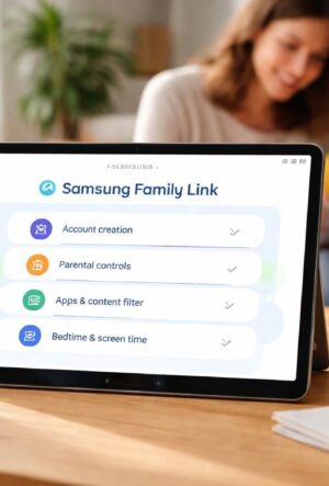 découvrez comment configurer facilement samsung family link sur votre galaxy tab grâce à notre guide pas à pas, pour une gestion optimale du temps d'écran et de la sécurité de vos enfants.