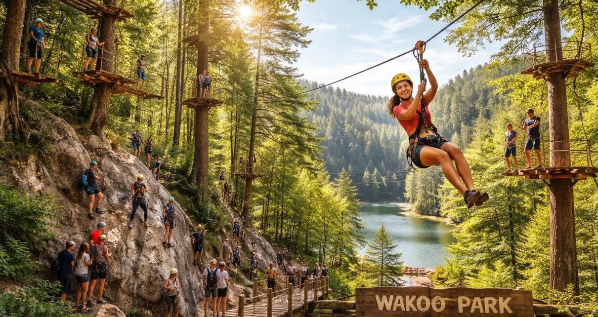 découvrez wakoo park, un havre de loisirs dédié aux amateurs d'aventure, offrant des activités excitantes et des sensations fortes pour toute la famille.