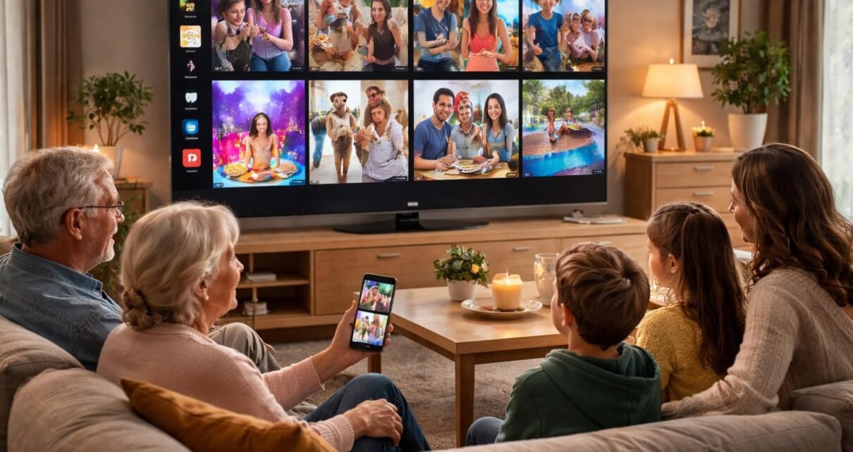 apprenez à diffuser facilement tiktok et youtube de votre iphone vers votre tv samsung pour profiter en famille de vos vidéos préférées sur grand écran.