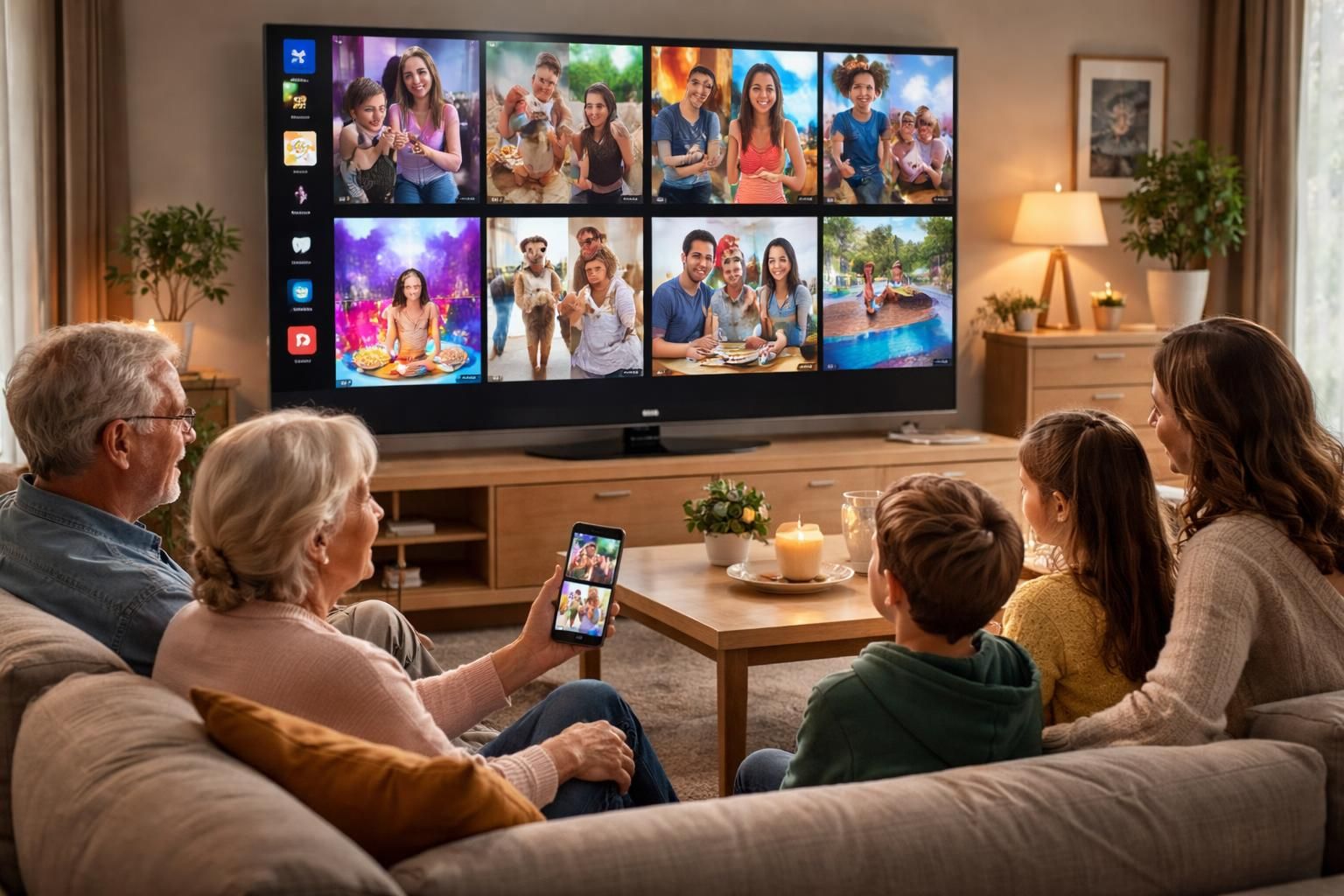 apprenez à diffuser facilement tiktok et youtube de votre iphone vers votre tv samsung pour profiter en famille de vos vidéos préférées sur grand écran.