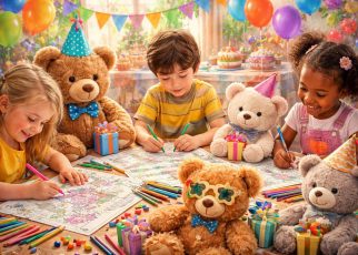 découvrez des idées originales de coloriage de nounours pour rendre les fêtes d'anniversaire encore plus joyeuses et créatives. activités ludiques et amusantes pour petits et grands !