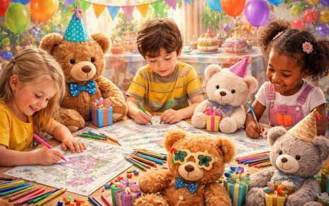 découvrez des idées originales de coloriage de nounours pour rendre les fêtes d'anniversaire encore plus joyeuses et créatives. activités ludiques et amusantes pour petits et grands !