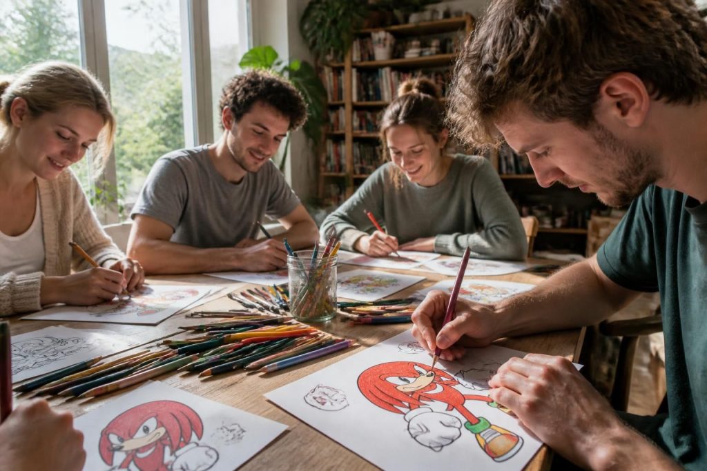 découvrez comment organiser une journée de coloriage knuckles amusante et conviviale avec vos amis, pleine de créativité et de moments de partage.