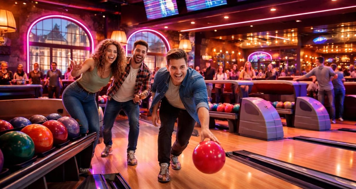 vivez des soirées inoubliables entre amis au meilleur bowling d'arras. ambiance conviviale, pistes modernes et divertissement garanti !