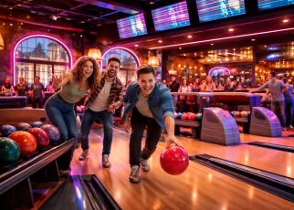 vivez des soirées inoubliables entre amis au meilleur bowling d'arras. ambiance conviviale, pistes modernes et divertissement garanti !