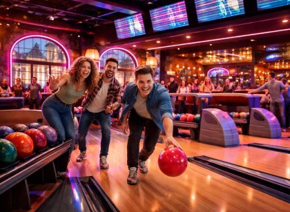 vivez des soirées inoubliables entre amis au meilleur bowling d'arras. ambiance conviviale, pistes modernes et divertissement garanti !