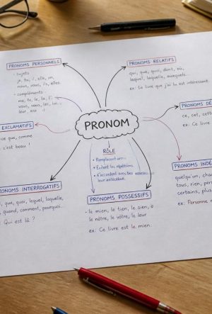 découvrez comment utiliser une carte mentale pour maîtriser les pronoms et améliorer votre compréhension des références en français.
