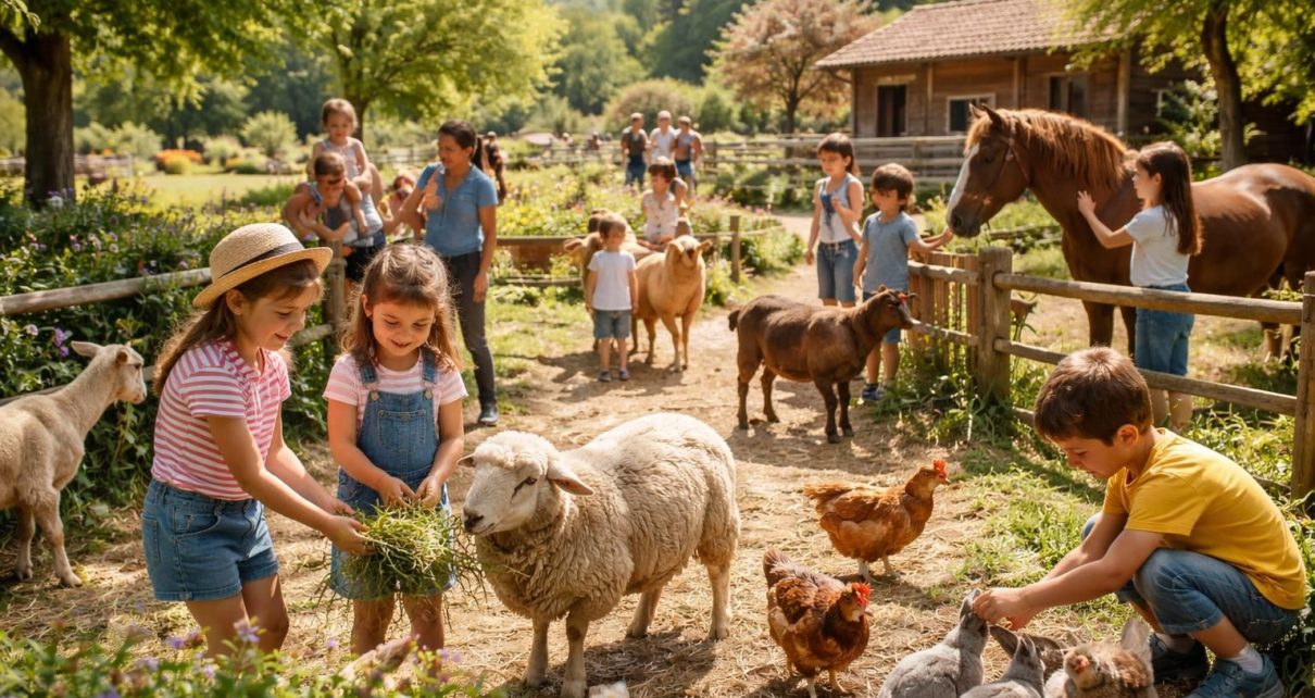 découvrez la ferme pédagogique à lyon et apprenez en vous amusant avec les animaux de la ferme. une expérience éducative unique pour petits et grands.