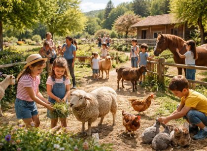 découvrez la ferme pédagogique à lyon et apprenez en vous amusant avec les animaux de la ferme. une expérience éducative unique pour petits et grands.